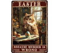 VEGlkj Metal Tin Sign s Don't Have Wings Sometimes They Cat Vintage Metal Sign For Home Outdoor Indoor Office Bar Yard Decor 12x16 Inch