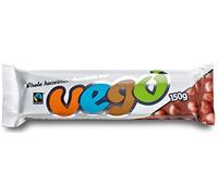 Vego Organic Whole Hazelnut Chocolate Bar - Gluten Free FT 150g (Pack of 6)