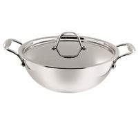 Vego Platinum Stainless Steel Tri Ply Deep Kadai 32 cm