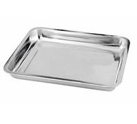 VEGO Tapper Baking Tray Pan Stainless Steel 304 Tray Baking Pan Deep Edge Roasting tin,Non Toxic & Heavy Duty & Easy Clean (XL 36cm / 36 x 26 x 4.5 cmLink)