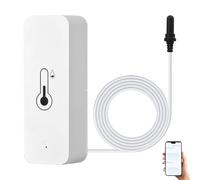 VEGOATY WiFi Hygrometer Thermometer Sensor: Smart WiFi Thermometer Hygrometer with External Sensor, Indoor Outdoor for Freezer, Aquarium, App Alarm, Remote Monitor, Work with Alexa