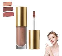 Vegoly Liquid Eye Shadow, Vegoly Creamy Liquid Eyeshadow, Creamy Liquids Eyeshadow, Popular Multi Color Liquids Eyeshadows,Long-Lasting,All-Day Wear With Brush (02#)