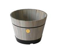 Vegtrug Medium Barrel 46cm - Grey Wash, Grey