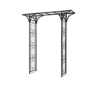 VegTrug Osaka Garden Iron Arch, Black