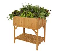 VegTrug Raised Bed Planter Cedar Wood Natural, Brown