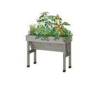 VegTrug Small Wall Hugger Raised Planter - Grey, Grey