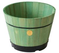 Vegtrug Wooden Barrel Planter - Small Build-A-Barrel Kit Sage Green