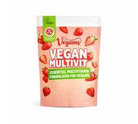 Vegums Multivitamin for Vegans - Natural Vegan Gummy Vitamins with B12, D3, Iodine & Selenium - Sugar-Free - Plastic-Free - 30 Gummies - Vegan Supplement for Adults & Kids