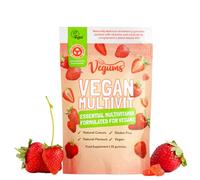 Vegums Multivitamin for Vegans - Natural Vegan Gummy Vitamins with B12, D3, Iodine & Selenium - Sugar-Free - Plastic-Free - 30 Gummies - Vegan Supplement for Adults & Kids
