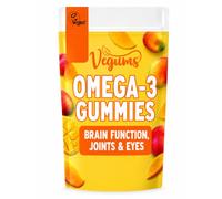 Vegums Omega 3 Gummies Vegan DHA EPA Algae Kids Adults 30 Gummies