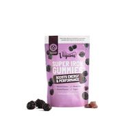 Vegums Super Iron Gummies - Family-Friendly Iron Supplement for All Ages - 30 Servings - BlackBerry Flavour - Vegan & Easy-to-Take - Supports Energy, Immunity & Red Blood Cell Health
