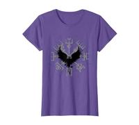 Vegvisir Grunge Symbol Raven T-Shirt