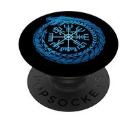 Vegvisir Jormungandr World Serpent Norse Viking PopSockets Swappable PopGrip