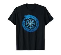 Vegvisir Jormungandr World Serpent Norse Viking T-Shirt