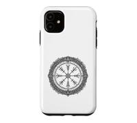 Vegvisir Norse Compass Sacred Symbol Line Art Case for iPhone 11