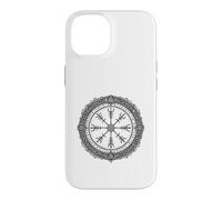 Vegvisir Norse Compass Sacred Symbol Line Art Case for iPhone 14