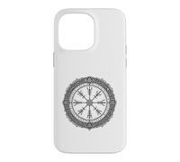 Vegvisir Norse Compass Sacred Symbol Line Art Case for iPhone 14 Pro Max