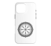 Vegvisir Norse Compass Sacred Symbol Line Art Case for iPhone 16 Pro Max