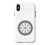 Vegvisir Norse Compass Sacred Symbol Line Art Case for iPhone X/XS