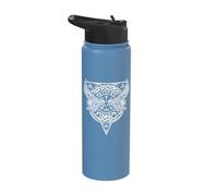 Vegvisir Pagan Nordic Warrior Norse Mythology Viking Compass Stainless Steel Insulated Water Bottle