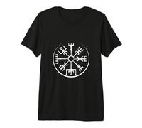 Vegvísir | Simbolo Nordico di Guida e Protezione Premium T-Shirt