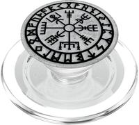 Vegvisir Viking compass rune protection symbol Celts Nordic PopSockets PopGrip for MagSafe