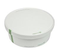 Vegware 185-Series Bon Appetit Wide PLA-lined Food Bowl Lid (300)