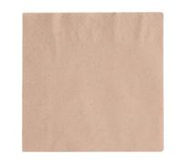 Vegware 202000 unbleached napkin, 33 cm, 2-Ply (Pack of 2000)