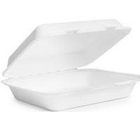 Vegware 9 x 8in/240 x 205mm Nourish moulded fibre lunch box