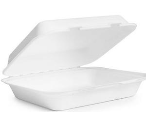 Vegware 9 x 8in/240 x 205mm Nourish moulded fibre lunch box