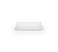 Vegware C76F-NH PLA flat lid, no hole (fits slim cup), 76 mm (Pack of 1000)