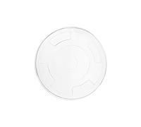 Vegware C96F-CH Flat Lid Straw-Slot (Fits Cups), 96 mm, PLA (Pack of 1000)