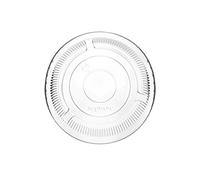 Vegware C96F-NH flat lid, straw slot (fits standard cups), 96 mm (Pack of 1000)