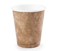 Vegware Compostable Brown Kraft Hot Cups 6oz - 1x1000