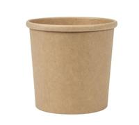 Vegware Compostable Cold Food Pot Domed Lids 170ml/6oz and 230ml/8oz