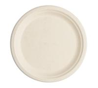 Vegware Compostable Nourish Moulded Fibre Plate Natural 9" (500 pack)