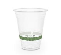 Vegware R360Y-VW standard PLA cold cup, 12 oz. (Pack of 1000)