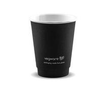 Vegware Double Wall Hot Cups Black 8oz (500 Pack)