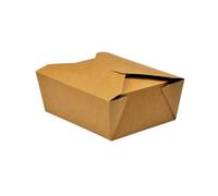 Vegware Food Carton No. 8 1300ml Kraft Brown (Pack of 300) 1671