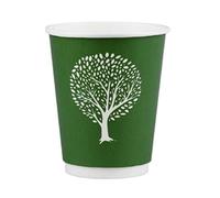 Vegware Green Tree Double Wall Hot Cups 12oz 89-Series (500 pack)