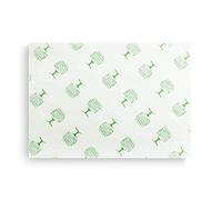 Vegware Green Tree Greaseproof Sheets 350 x 225mm - 1x1000