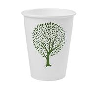 Vegware Green Tree White Hot Cups 12oz 89-Series (1000 pack)