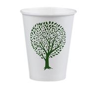 Vegware Green Tree White Hot Cups 8oz 79-Series (1000 pack)