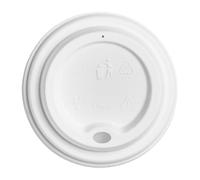 Vegware Hot Cup Lid Moulded Fibre - 89-Series (Box 1000)