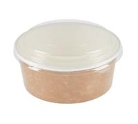 Vegware Hot Food Pot Flat Lids 350ml/12oz and 455ml/16oz (500)