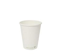Vegware LV-12 hot cup, 12 oz, white (Pack of 1000)