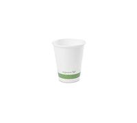 Vegware LV-8G 8oz White hot Cup (Case of 1000)