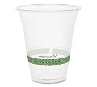 Vegware Plant-based Compostable 12oz Standard PLA Cold Cup, 96-Series (Case of 1000)