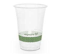 Vegware R500Y-G Standard Cold Cup, 16 oz., PLA (Pack of 1000)