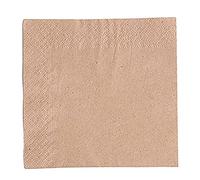 Vegware Recycled Unbleached Napkins 24cm 2ply+ Pack of 250, White